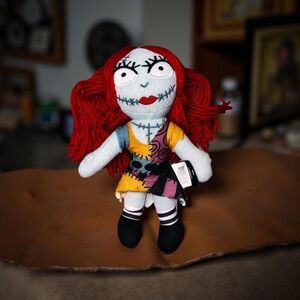 NWT Disney The Nightmare Before Christmas Sally Plush Red Yarn Hair Doll 9" P12